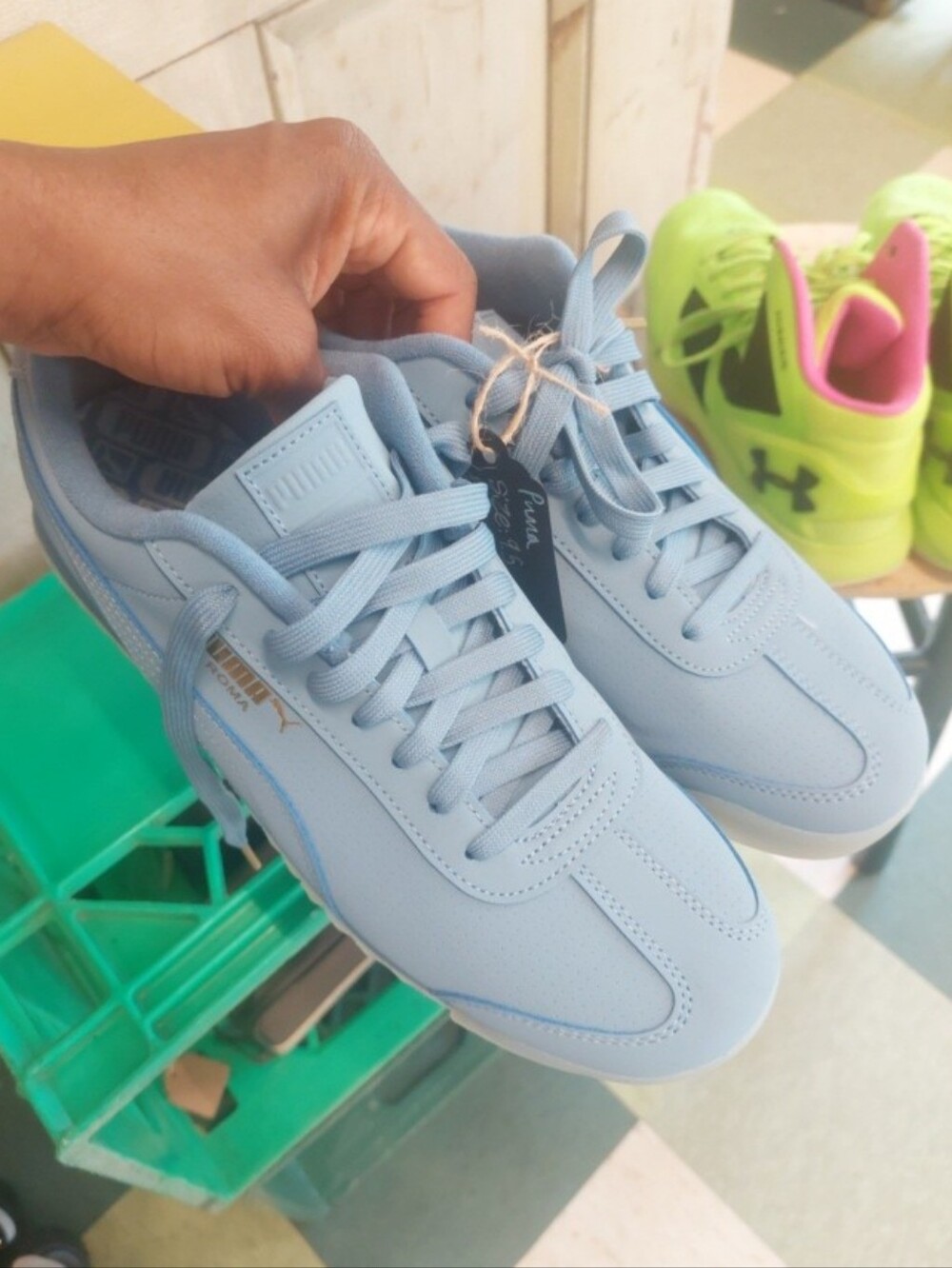 Puma Men’s Classic Low-Top Sneakers in Blue